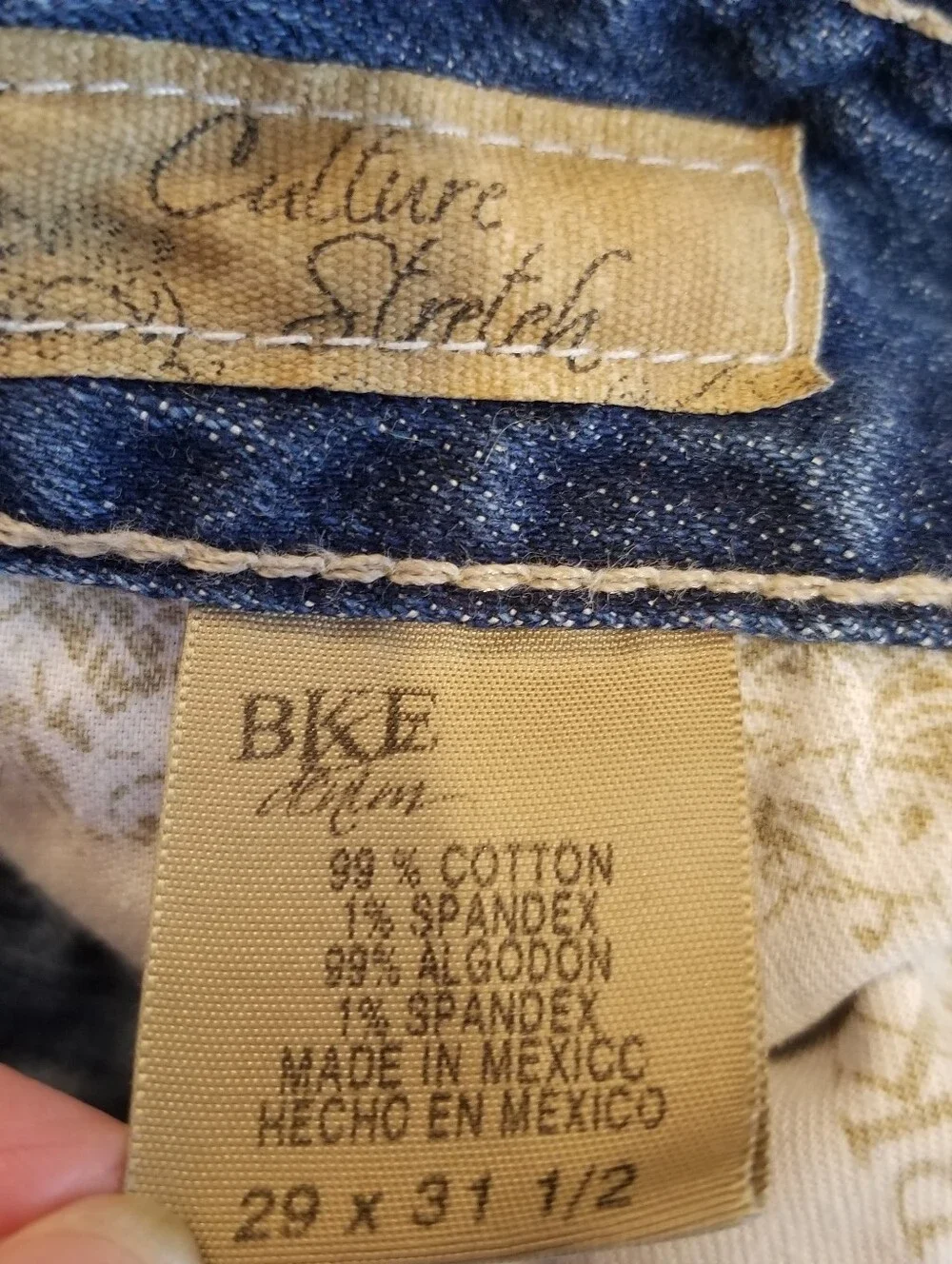 Buckle BKE Culture Boot Cut Jeans Women's 29 Low Rise Stretch Blue Denim 29x31.5